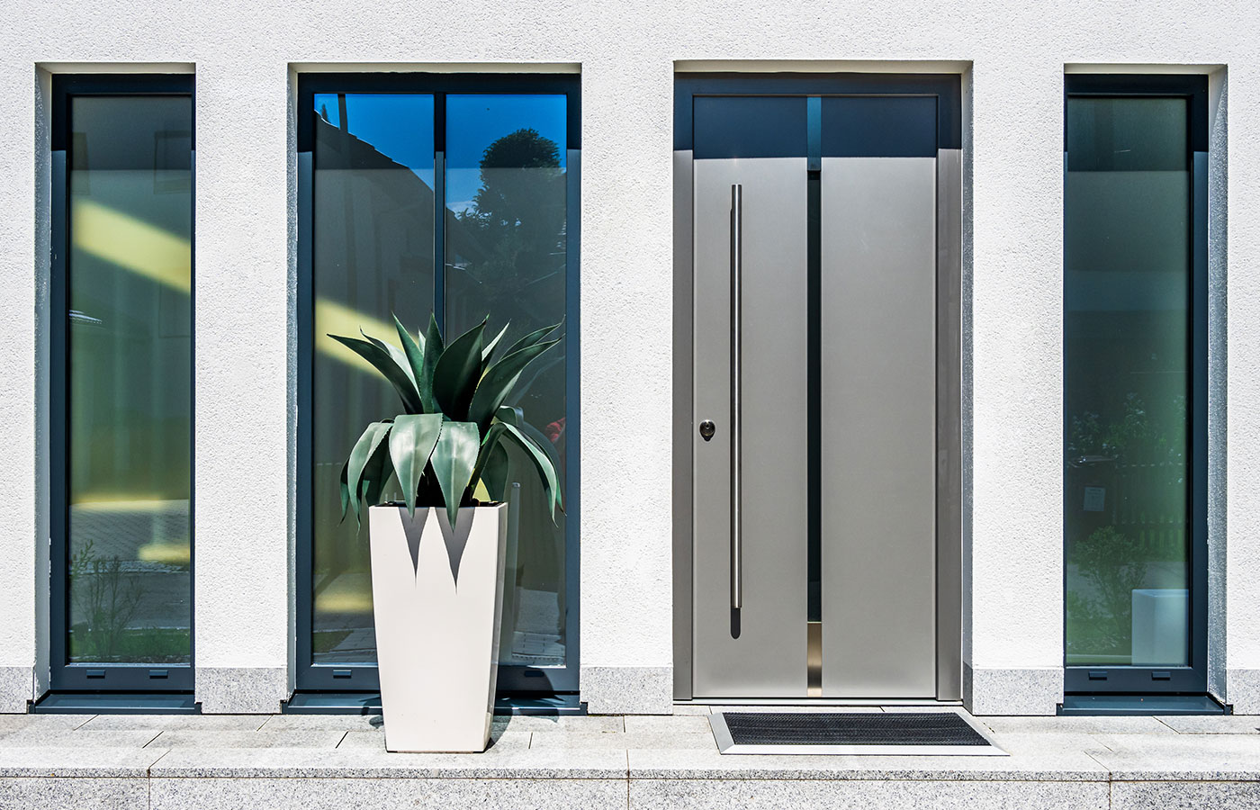 Haustür aus Aluminium