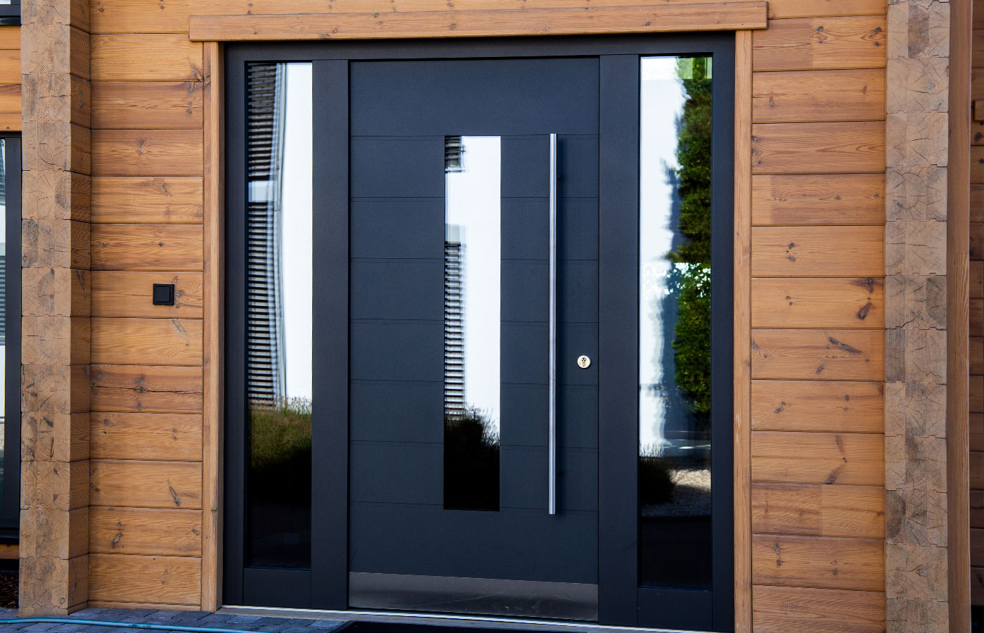 Haustür aus Kunststoff