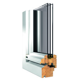 Sprossenfenster Farbe Weiss Querschnitt